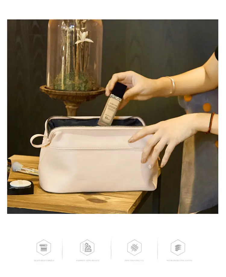 BEARKY contract cosmetic bag factory industrial sewing workshop running volume brand orders